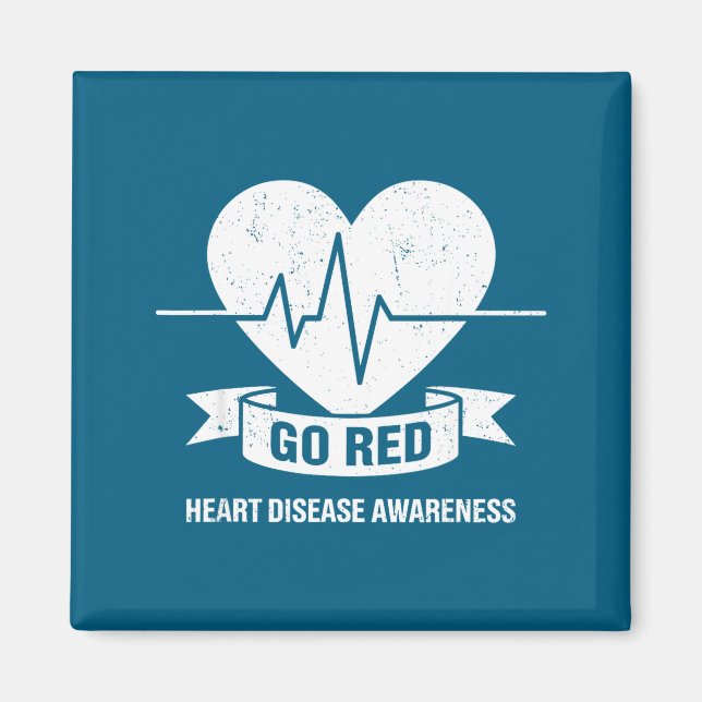 Go Red For Women American Chd Heart Disease Month  Magnet (Front)