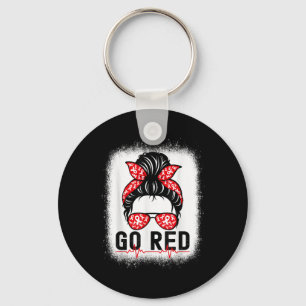 Go Red For Women American Heart Disease Awareness Key Ring