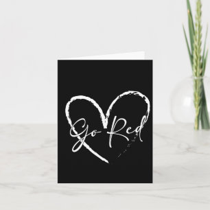 Go Red For Women American Heart Disease Month Awar Card