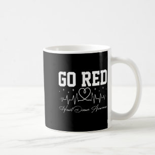 Go Red For Women American Heart Disease Month Awar Coffee Mug