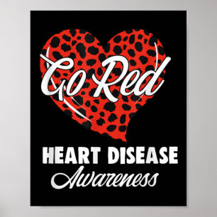 Go Red For Womens Heart Disease Awareness Month Le Poster