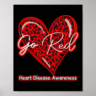 Go Red For Womens Heart Disease Awareness Month Le Poster