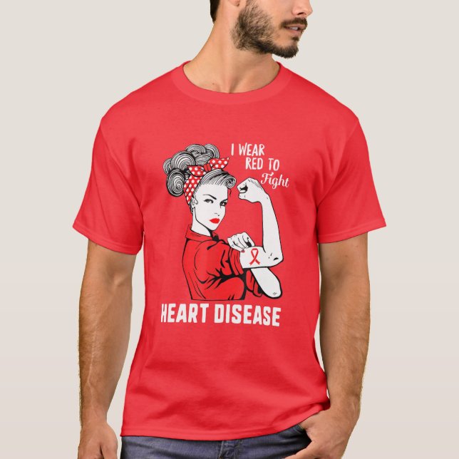 Go Red For Womens Heart Disease Awareness Month Le T-Shirt (Front)