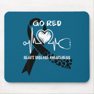 Go Red Heart Disease Awareness Month  Mouse Mat