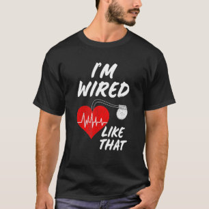 Go Red Heart Disease Awareness Red Ribbon Flag T-Shirt