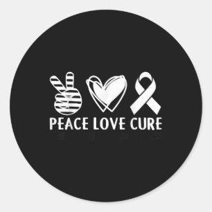 Go Red Heart Health Month Awareness Heart Disease Classic Round Sticker