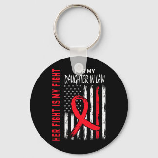 Go Red Her Fight Daughter In Law Heart Disease Us Key Ring