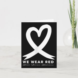 Go Red In February Heart Disease Awareness Health  Card