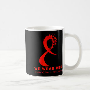 Go Red In February Heart Disease Awareness Health  Coffee Mug