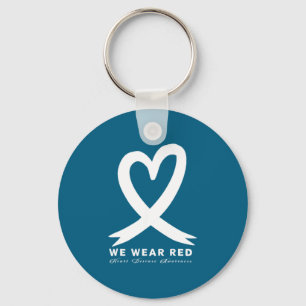 Go Red In February Heart Disease Awareness Health  Key Ring