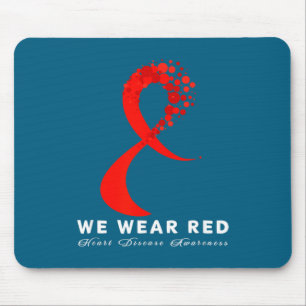 Go Red In February Heart Disease Awareness Health  Mouse Mat