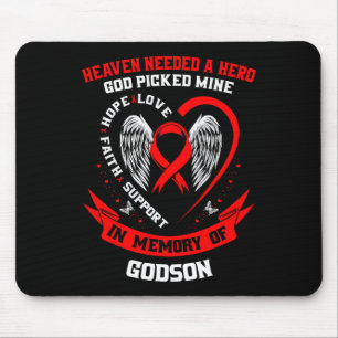 Go Red In Memory Of My Godson Heart Disease Awaren Mouse Mat