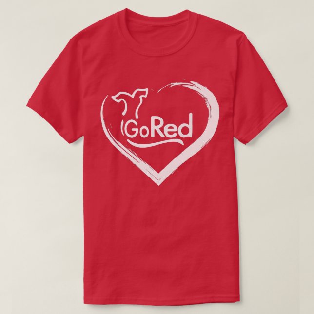 Go Red Women s Heart Health Awareness Month Februa T-Shirt (Design Front)