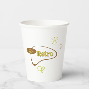 Go Retro MidCentury Modern Paper Cups