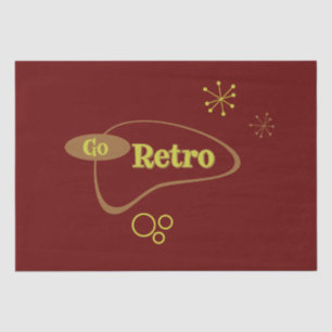 Go Retro MidCentury Modern Pattern Wrapping Paper