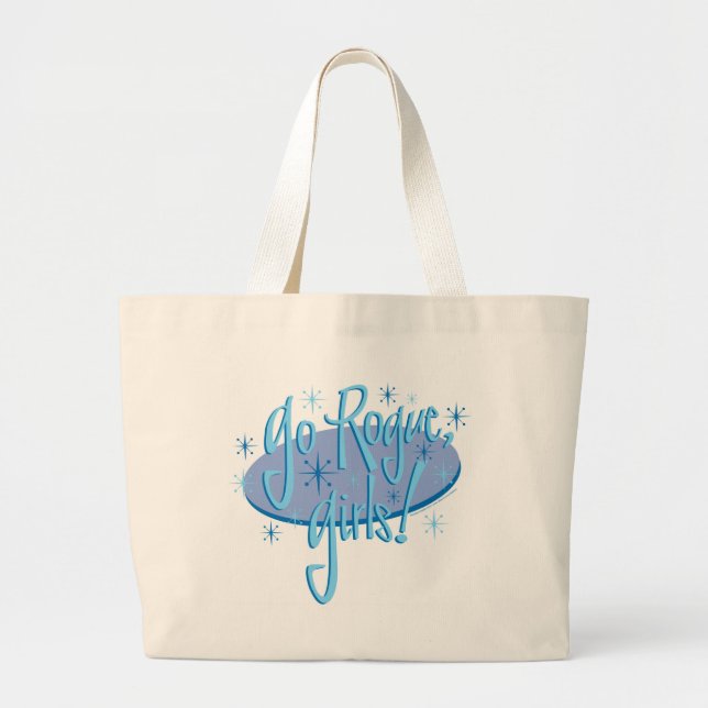 go-rogue-girls large tote bag (Front)