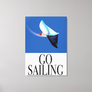 Go Sailing Canvas Print
