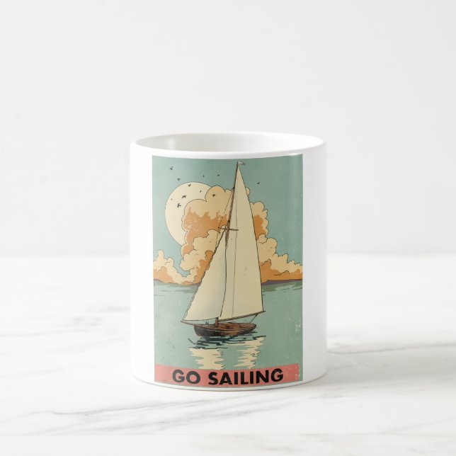 Go Sailing Coffee Mug (Center)