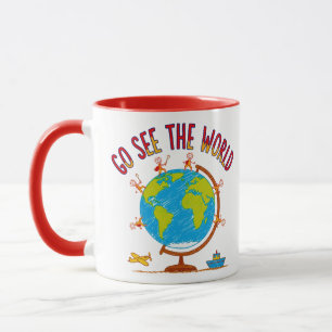 Go See The World Kids Travel Drawing Mug