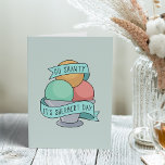 Go Shawty, It's Sherbert Day | Funny Birthday Card<br><div class="desc">Cute and funny pop culture inspired birthday card features a bowl of rainbow sherbet with "go shawty,  it's sherbert day" on a ribbon banner. Customisable inside message reads "we're gonna party like it's sherbert day."</div>