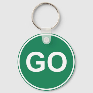GO Sign Key Ring
