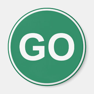 GO Sign Magnet
