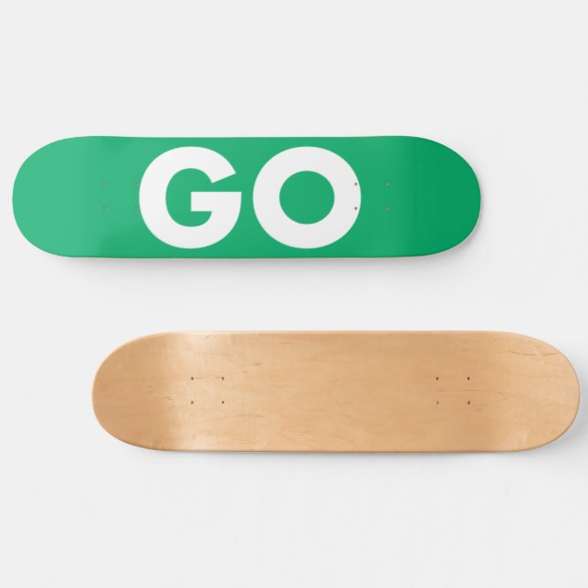 Go Sign Skateboard (Horz)