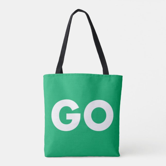 Go Sign  Tote Bag (Back)