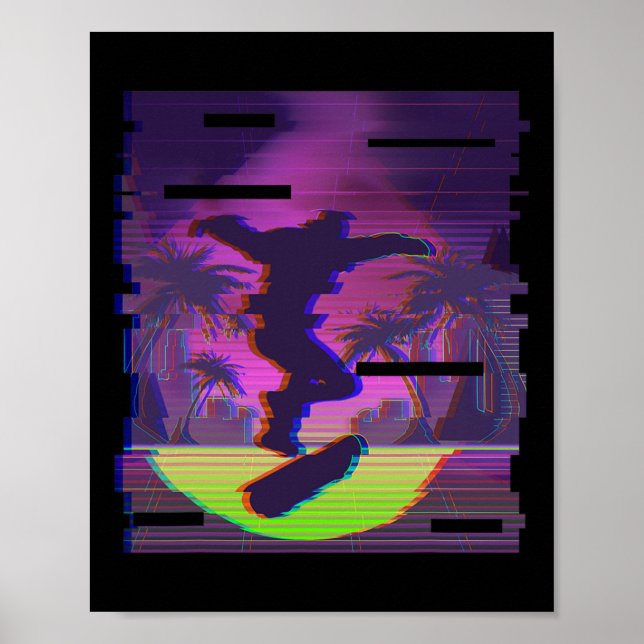 Go Skateboarding And Do Cool Tricks  Poster (Front)