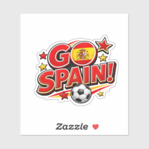 GO SPAIN Soccer Fan    Patriotic Spain Foot