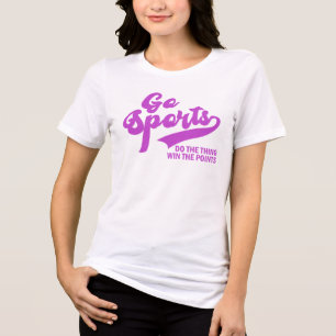 Go Sports Do The Thing Win The Points funny sports Tri-Blend Shirt