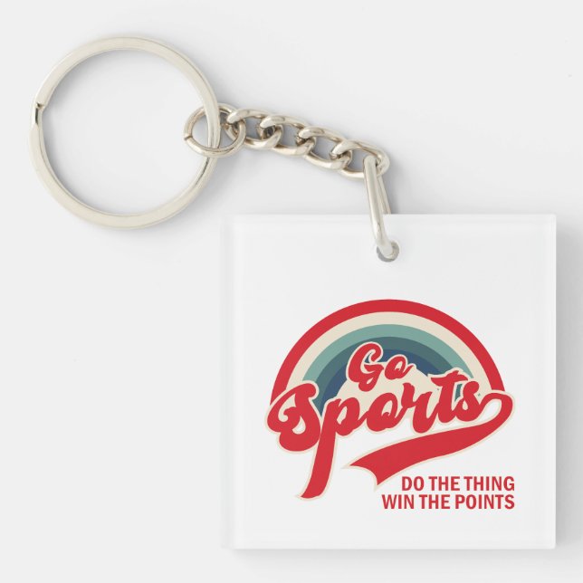 Go Sports Do The Thing Win The Points Key Ring (Front)
