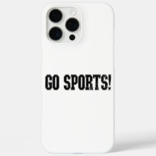 Go Sports! Funny Vintage Sports Sport Fan Go Sport iPhone 16 Pro Max Case