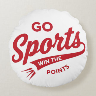 Go Sports Win the Points Round Cushion