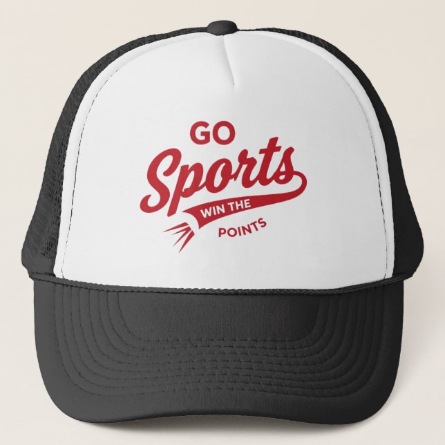Go Sports Win the Points Trucker Hat (Front)