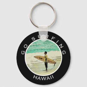 Go surfing key ring