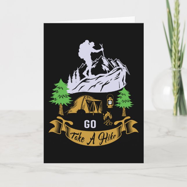 Go take a Hike Card (Front)