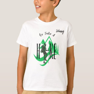 "Go Take A Hike" Customisable Boy's T-Shirt