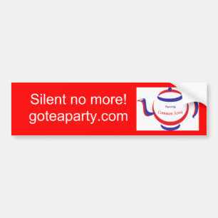 Go Tea Party! Bumper Sticker