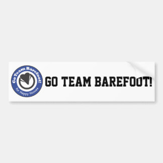 Go Team Barefoot! Bumper Sticker