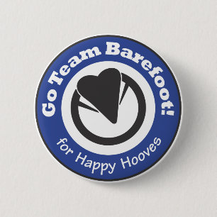 Go Team Barefoot! Button