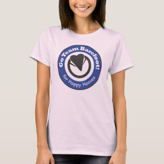 Go Team Barefoot! Ladies Babydoll Tee
