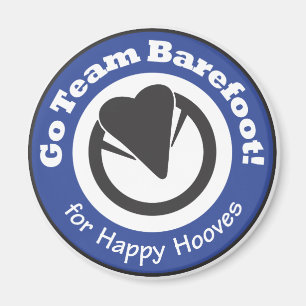 Go Team Barefoot! Magnet