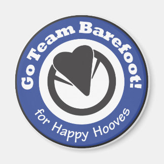 Go Team Barefoot! Magnet