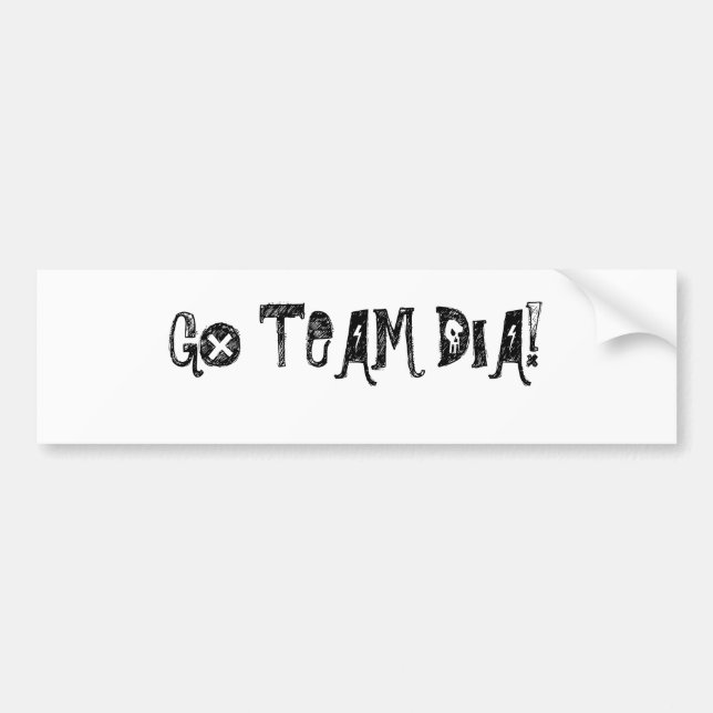 Go team/bumper sticker (Front)