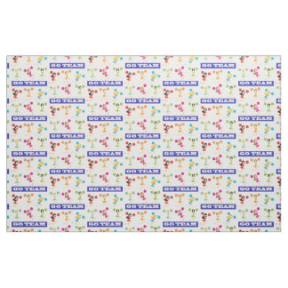 Go Team Combed Cotton Fabric