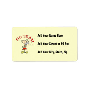 Go Team Rah Rah Rah T-shirts and Gifts Label