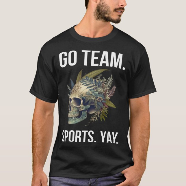 Go Team Sports Yay  5 T-Shirt (Front)