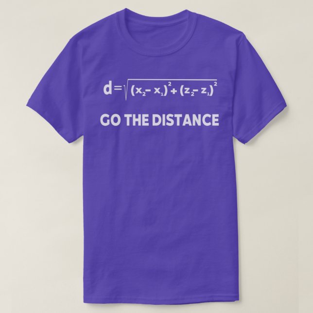 Go the distance T-Shirt (Design Front)