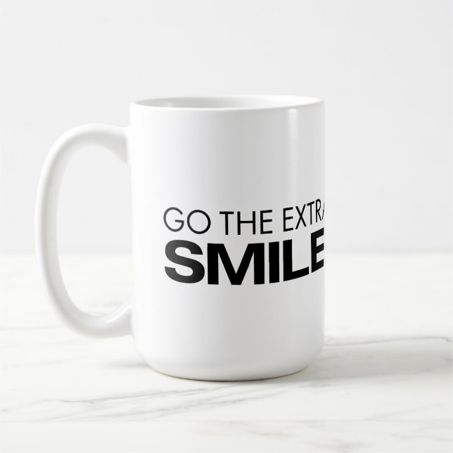 Go The Extra Smile Mug (Left)
